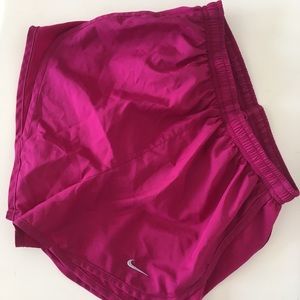 Nike Dri-fit shorts in magenta